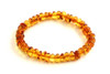honey amber baltic half baroque beaded stretch bracelet for adult adults jewelry golden 3