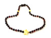 necklace amber baltic with star pendant jewelry jewellery black cherry milky knotted beaded children adult 3