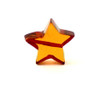 star stars amber baltic supplies for jewelry jewellery making middle drilled cognac brown 3