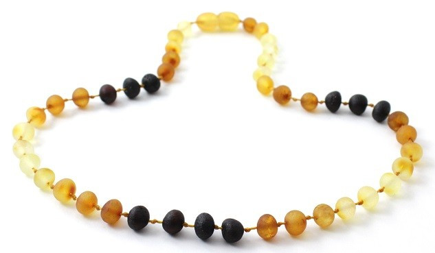 rainbow teething necklace