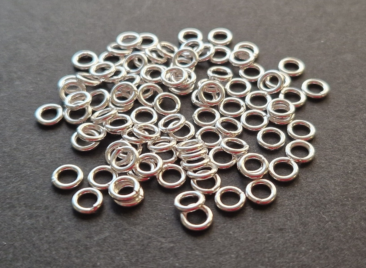 Sterling Silver Jump Rings 5mm  925 Sterling Silver Jump Rings