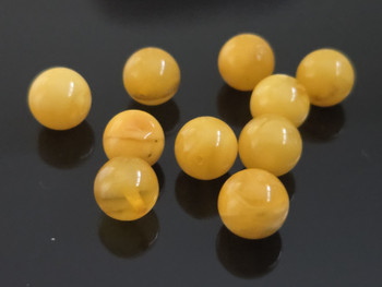 milky butter round beads amber baltic 6mm 7mm 8mm 6 7 8 mm supplies drilled for jewelry making butterscotch 2