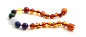 Amber, Chakra, Bracelet, Polished, Cognac, Anklet, Jewelry, Knotted, Baltic, Gemstone 2