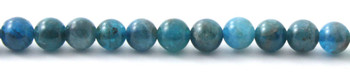 Blue, 6mm, Apatite, Gemstone, 6 mm, Bead, Beads, Strand, Natural 2