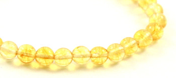 citrine, gemstone, bracelet, 6mm, 6 mm, beaded, yellow, stretch, jewelry, wholesale 2