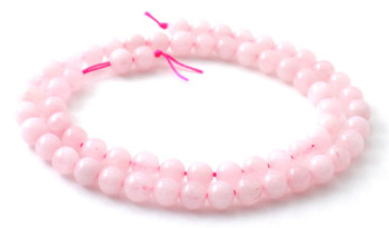 rose quartz pink round beads strand strands wholesale supplies 6mm 6 mm bead