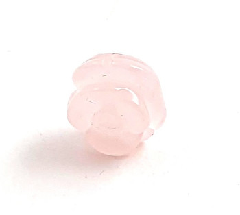 rose quartz rose beads drilled top for jewelry making supplies 3