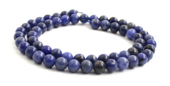 sodalite blue gemstone 6mm 6 mm beads supplies natural strand for jewelry making