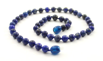 necklace lapis lazuli jewelry 6mm 6 mm knotted gemstone beaded for men men's 2