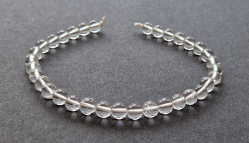 crystal quartz beads supplies round 6mm 6 mm strand for jewelry making gemstone natural