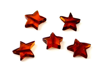 star stars amber baltic supplies for jewelry jewellery making middle drilled cognac brown