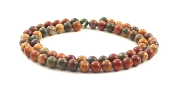 picasso jasper stone 6 mm 6mm beads strand round for jewelry making supplies