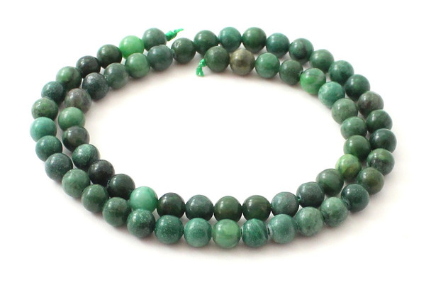 Natural African Jade 6 mm Beads