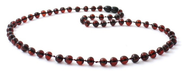 Adult, Cherry, Baroque, Necklace, Beaded, Polished, Amber, Women, Baltic, Jewelry