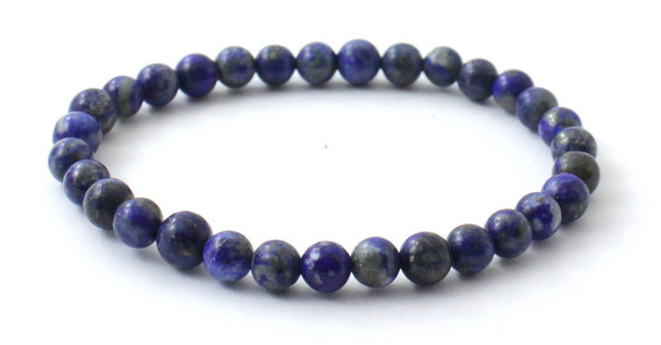 Lapis Lazuli, Blue, Stretch, Bracelet, Jewelry, Adult, Gemstone, Beaded, 6 mm, 6mm, Elastic