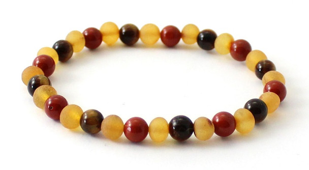 bracelet, stretch, red jasper, amber, tiger eye, tiger eye's, gemstone, jewelry, baltic, beaded