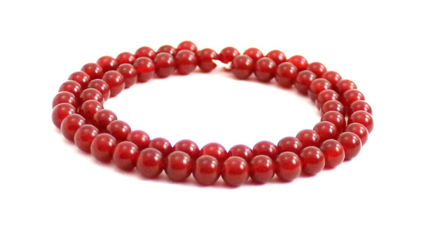 Red Agate strand beads cornelian 6mm 6 mm drilled for jewelry making