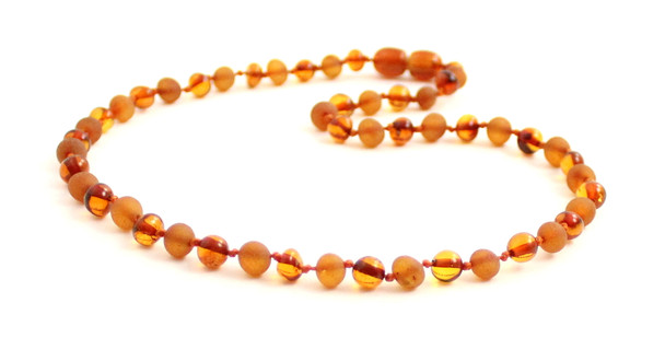 necklace baltic cognac amber unpolished raw polished baroque kids for kid's jewelry