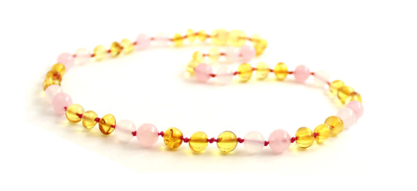 lemon polished amber baltic rose quartz white agate gemstone jewelry beaded baroque