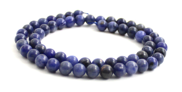 sodalite blue gemstone 6mm 6 mm beads supplies natural strand for jewelry making