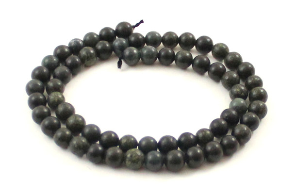 Green Lace Stone 6 mm Beads 4