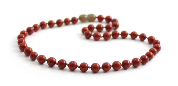 necklace red jasper gemstone jewelry 6mm 6 mm beaded knotted for women women's