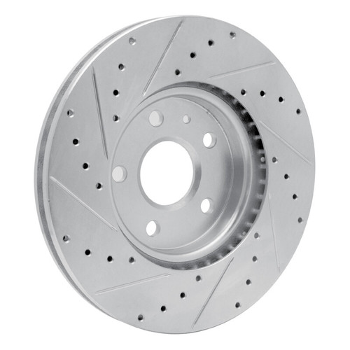 R1 10-25 Buick ALLURE Front Right Drilled & Slotted Silver Brake Rotor - EDZ-45016R Photo - Primary
