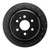 R1 21-22 Chevrolet Colorado Rear Left Drilled & Slotted Black Brake Rotor - ECB-47089L Photo - Primary