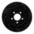 R1 20-25 Ford Explorer Rear Right Drilled & Slotted Black Brake Rotor - ECB-54280R Photo - Primary