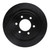 R1 21-25 Ford F-150 RWD Rear Right Drilled & Slotted Black Brake Rotor - ECB-54288R Photo - Primary
