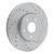 R1 10-25 Buick ALLURE Front Right Drilled & Slotted Silver Brake Rotor - EDZ-45016R Photo - Primary