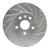 R1 10-25 Buick ALLURE Front Right Drilled & Slotted Silver Brake Rotor - EDZ-45016R Photo - Primary