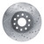R1 14-20 Cadillac CT6 Front Right Drilled & Slotted Silver Brake Rotor - EDZ-46038R Photo - Primary
