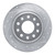 R1 16-25 Buick Regal TOURX Rear Right Drilled & Slotted Silver Brake Rotor - EDZ-47075R Photo - Primary