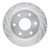 R1 21-22 Chevrolet Colorado Front Left Drilled & Slotted Silver Brake Rotor - EDZ-47087L Photo - Primary