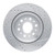 R1 17-25 Buick Enclave Rear Left Drilled & Slotted Silver Brake Rotor - EDZ-48000L Photo - out of package