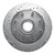 R1 92-02 Chevrolet Suburban 2500 Front Left Drilled & Slotted Silver Brake Rotor - EDZ-48023L Photo - Primary