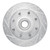 R1 01-02 Chevrolet Express 3500 Front Left Drilled & Slotted Silver Brake Rotor - EDZ-48042L Photo - Primary