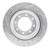R1 09-20 Chevrolet Express 4500 Rear Right Drilled & Slotted Silver Brake Rotor - EDZ-48056R Photo - out of package