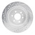 R1 15-20 Chevrolet Colorado Rear Right Drilled & Slotted Silver Brake Rotor - EDZ-48063R Photo - out of package