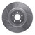 R1 13-14 Ford Mustang Front Left Drilled & Slotted Silver Brake Rotor - EDZ-54071L Photo - Primary