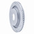 R1 15-23 Ford Mustang Rear Right Drilled & Slotted Silver Brake Rotor - EDZ-54074R Photo - out of package