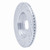 R1 15-23 Ford Mustang Rear Right Drilled & Slotted Silver Brake Rotor - EDZ-54074R Photo - out of package