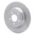 R1 15-23 Ford Mustang Rear Left Drilled & Slotted Silver Brake Rotor - EDZ-54076L Photo - out of package