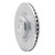 R1 15-23 Ford Mustang Front Left Drilled & Slotted Silver Brake Rotor - EDZ-54079L Photo - out of package