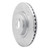 R1 15-23 Ford Mustang Front Right Drilled & Slotted Silver Brake Rotor - EDZ-54079R Photo - out of package
