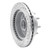 R1 95-04 Ford E-350 Econoline Front Right Drilled & Slotted Silver Brake Rotor - EDZ-54135R Photo - out of package