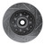R1 97-04 Ford F-250 2WD (Excl Super Duty) Front Left Drilled & Slotted Silver Brake Rotor - EDZ-54150L Photo - out of package