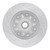 R1 97-04 Ford F-150 RWD Front Right Drilled & Slotted Silver Brake Rotor - EDZ-54150R Photo - out of package