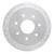 R1 97-04 Ford F-150 RWD Rear Right Drilled & Slotted Silver Brake Rotor - EDZ-54151R Photo - Primary